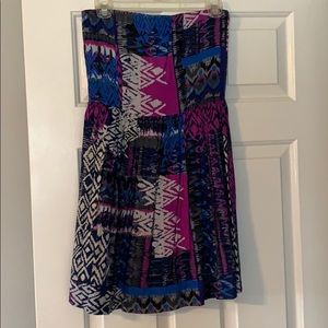 Strapless dress